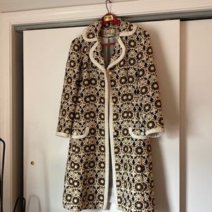 Vintage Mod Lilli Ann tapestry jacket. Size XS-SM.